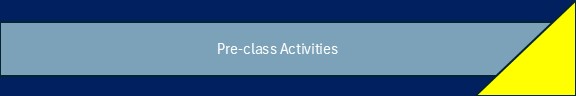 Pre Class